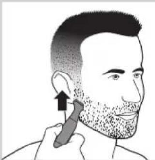 PHILIPS Gostyler NT9140 - Trimming with the precision trimming head - 3