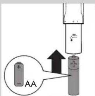 PHILIPS Gostyler NT9140 - Installation des piles - 3