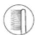 PANASONIC EWDC12 - Extra fin borste - 1