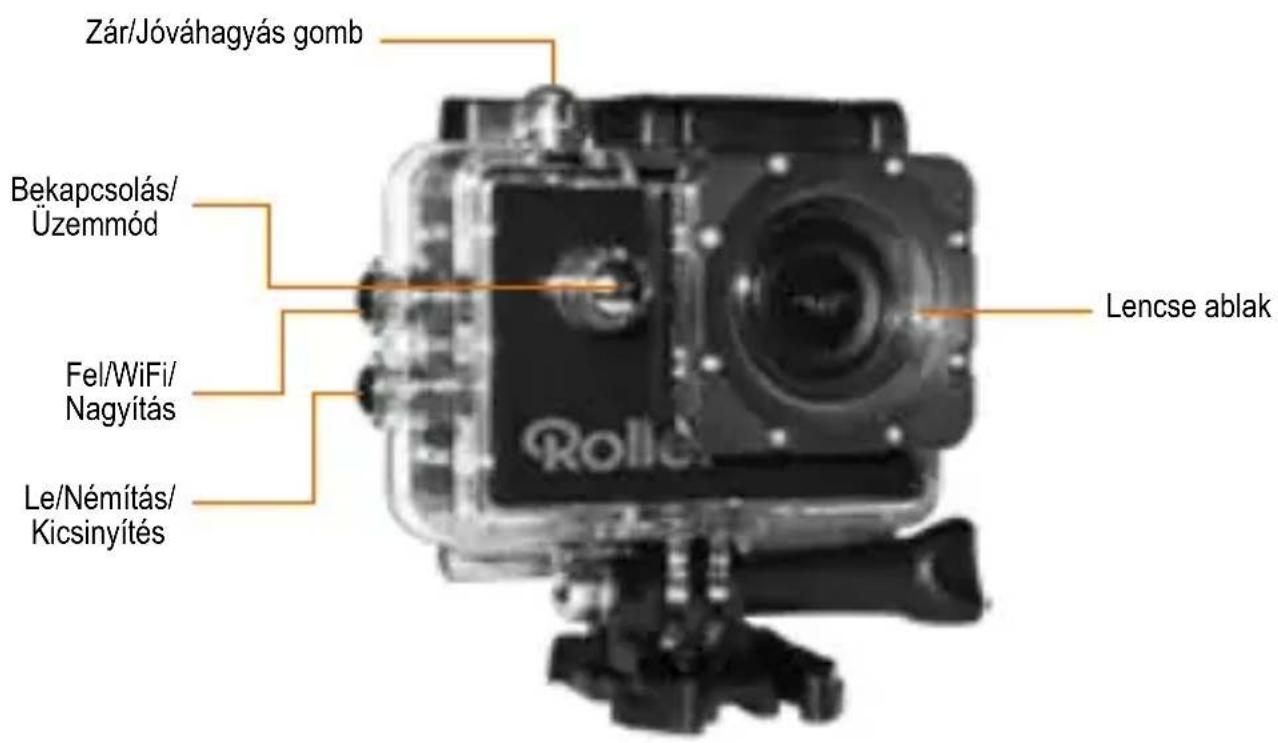 ROLLEI Actioncam 4s Plus - Vízálló tok - 1