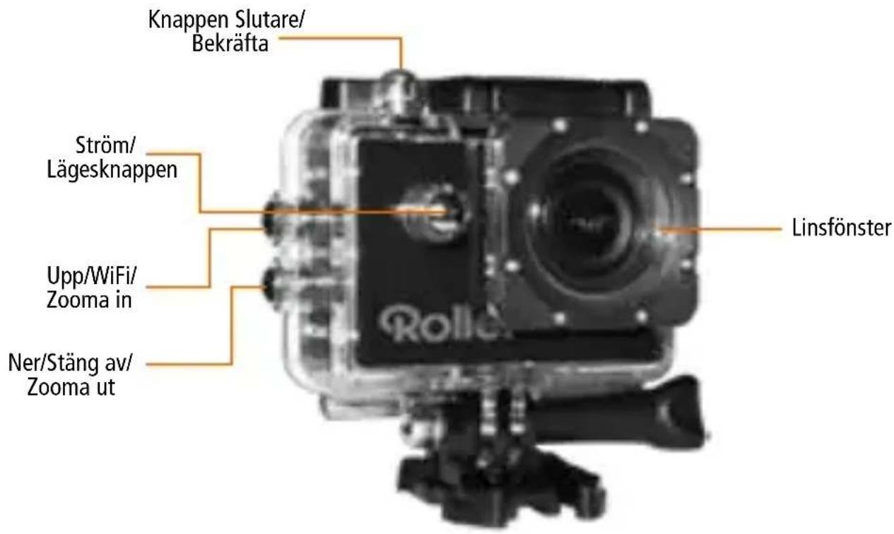 ROLLEI Actioncam 4s Plus - Vattentätt väskå - 1