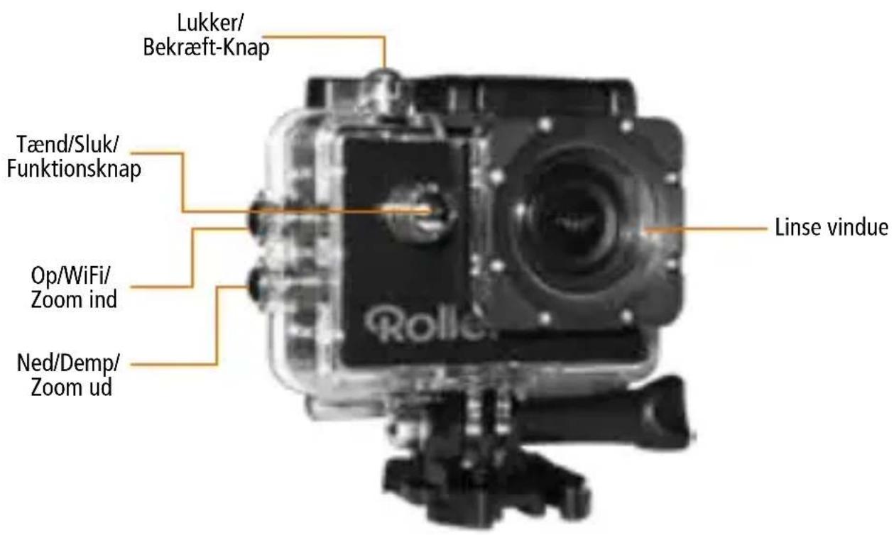 ROLLEI Actioncam 4s Plus - Vandtæt taske - 1