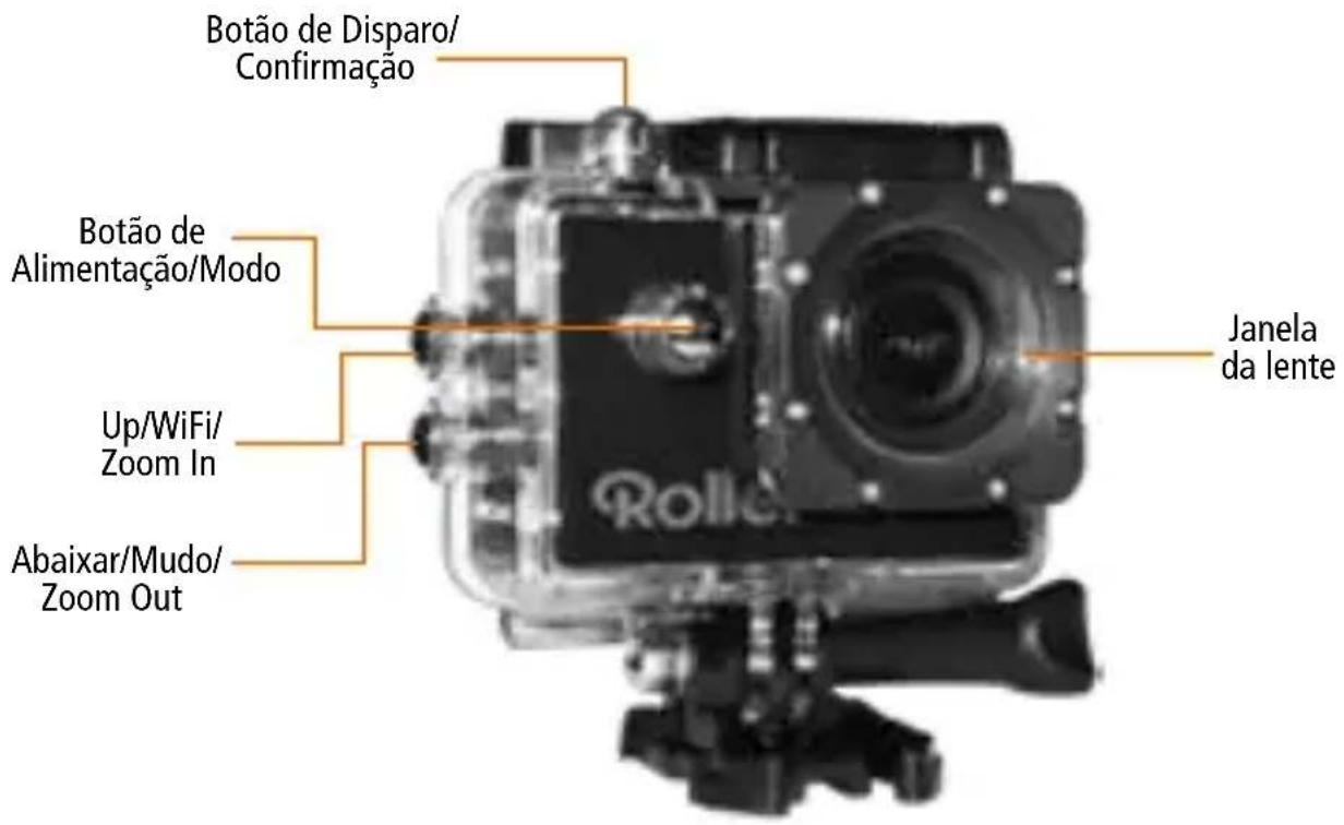 ROLLEI Actioncam 4s Plus - Estojo à prova de agua - 1