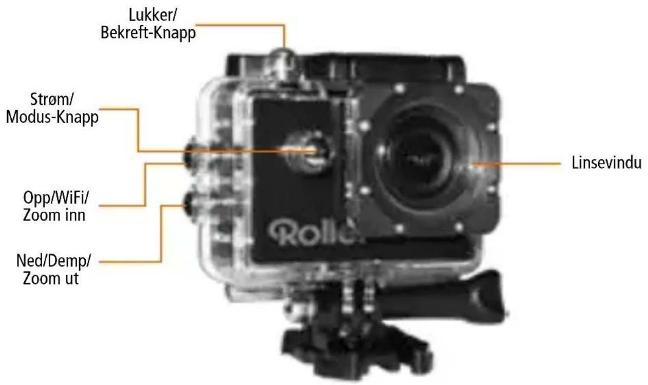 ROLLEI Actioncam 4s Plus - Vanntett etui - 1
