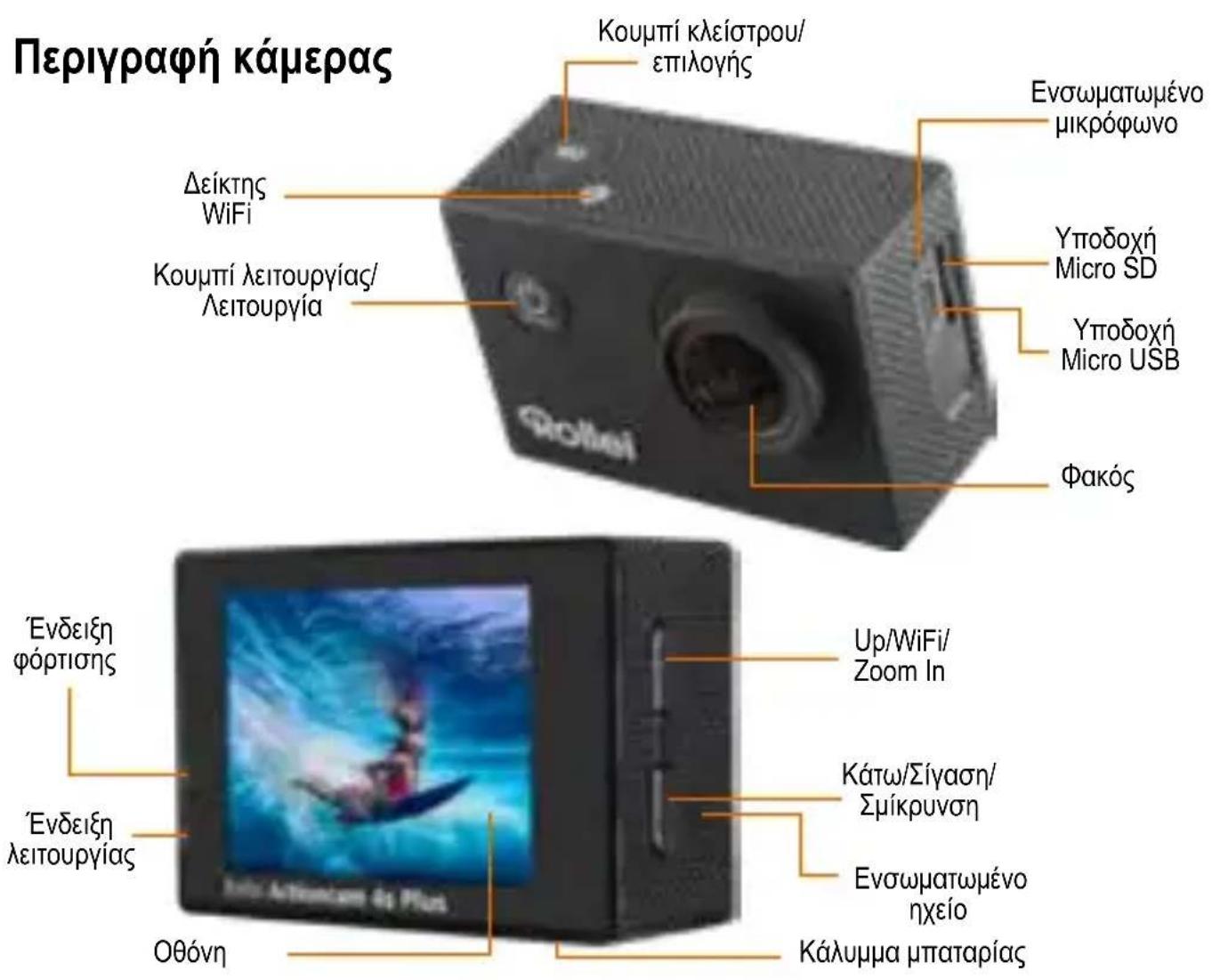 ROLLEI Actioncam 4s Plus - 1