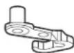FRIGIDAIRE FFET1222Q - Piezas incluidas en el Kit de bisagras (dento de launidad) - 2
