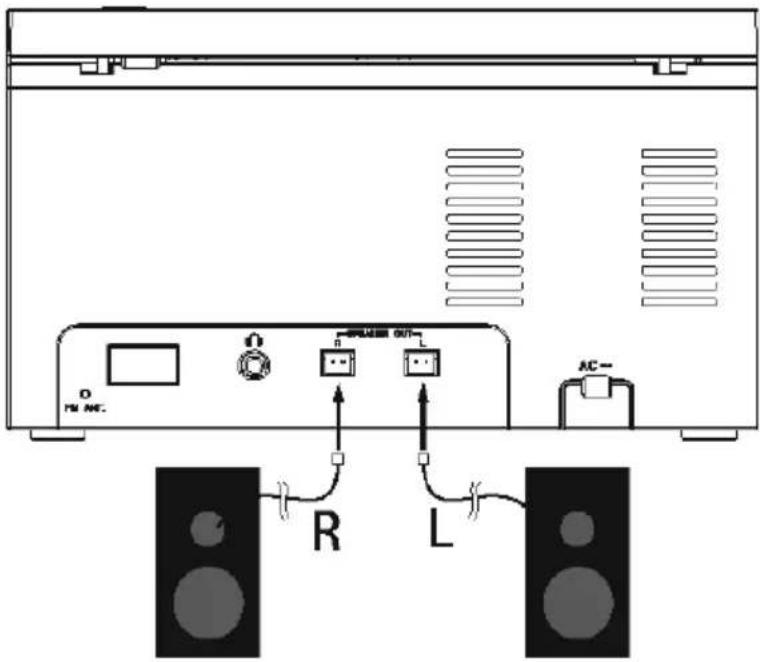 MEDION LIFE P64187 (MD 44087) - Meegeleverde luidsprekers aansluiten - 1
