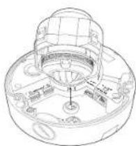 Wisenet XNV6080R - Raccorder le cable impermeable d'alimentation et LAN - 2