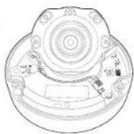 Wisenet XNV6080R - Raccorder le cable impermeable d'alimentation et LAN - 3