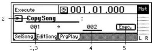 KORG D1200mkII - 3-1. ソングの編集方法 - 1