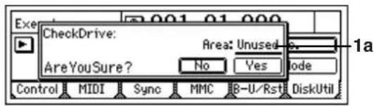 KORG D1200mkII - SelOperation ..... [CheckDrive/ S, EraseCD-RW, Format/ S, Format/ U, FormatAll, LoadSystem/ C, LoadSystem/ U] - 5