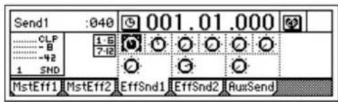 KORG D1200mkII - いくつかのトラックにエフェクトをかける - 2