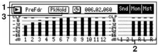 KORG D1200mkII - METER/TRACK VIEW - 1