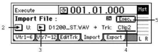 KORG D1200mkII - 3-1 WAV ファイルのインポート (読み込み) - 3