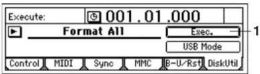 KORG D1200mkII - Exec.(Execute) .... - 2