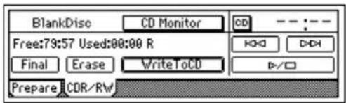 KORG D1200mkII - CD に書きこむ - 2
