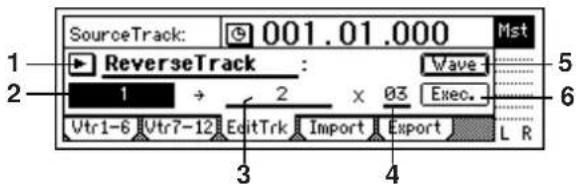 KORG D1200mkII - EditType: "ReverseTrack" - 2