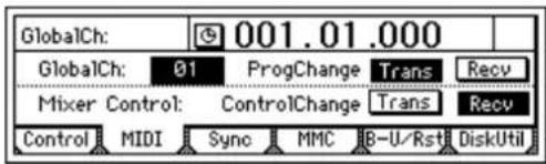 KORG D1200mkII - MIDIでミキサーをコントロールする - 1
