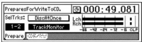 KORG D1200mkII - CD に書きこむ - 1
