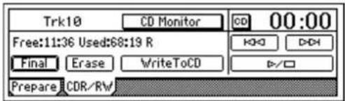 KORG D1200mkII - CD に書きこむ - 5