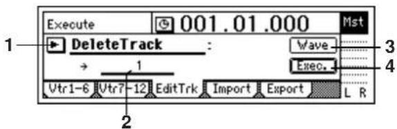 KORG D1200mkII - EditType: "EraseTrack" - 4