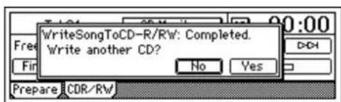 KORG D1200mkII - WriteToCD...... - 2