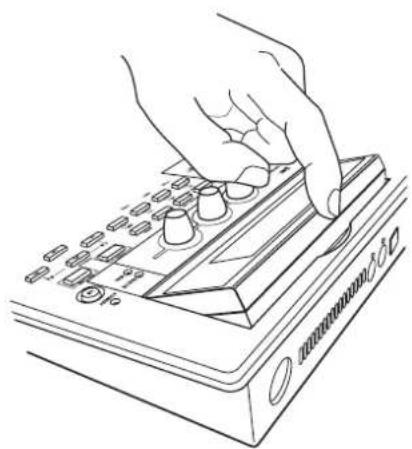 KORG D1200mkII - 3-1. 傾斜角度の調節 - 2