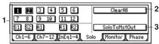 KORG D1200mkII - Solo: ソロ選択 - 1
