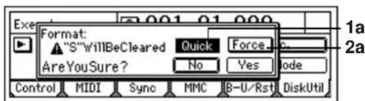 KORG D1200mkII - SelOperation ..... [CheckDrive/ S, EraseCD-RW, Format/ S, Format/ U, FormatAll, LoadSystem/ C, LoadSystem/ U] - 14
