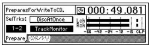 KORG D1200mkII - 2-1. オーディオCD作成 - 1