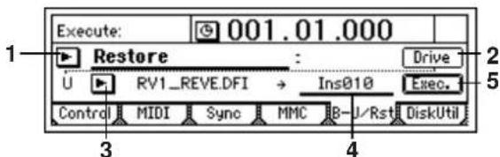 KORG D1200mkII - B-U/ RstType: "Restore" - 1