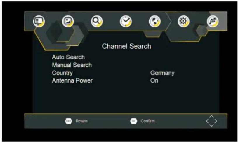 LENCO DVP1064 - Channel Search - 1
