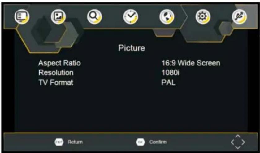 LENCO DVP1064 - Video Setting - 1