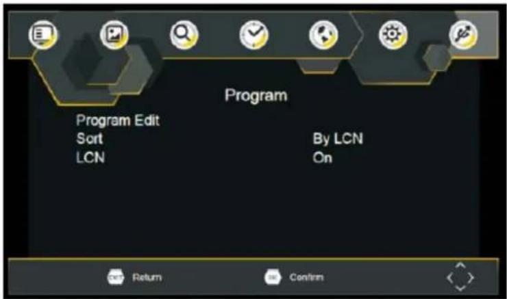 LENCO DVP1064 - Program Manage Settings - 1