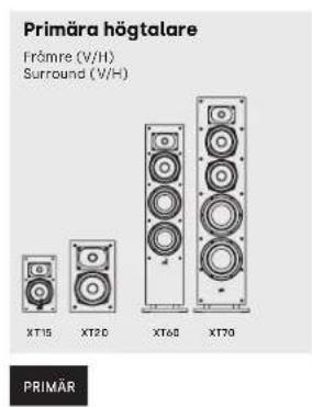 POLK XT15 - Lyssna i 5.1 Surround - alternative placering - 3