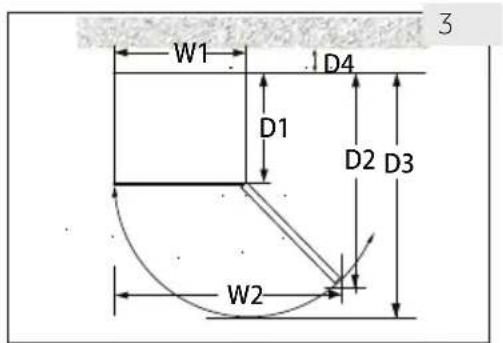 HAIER HWS188GAE - Espacio de ventilación - 1