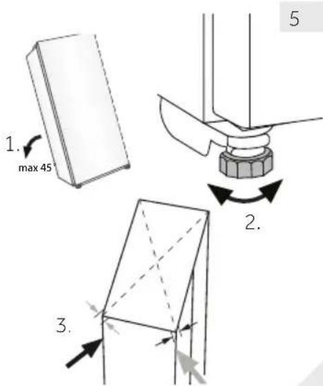 HAIER HWS188GAE - Colocación del aparato - 1