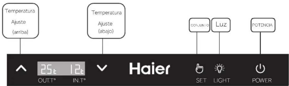 HAIER HWS188GAE - Panel de control - 1