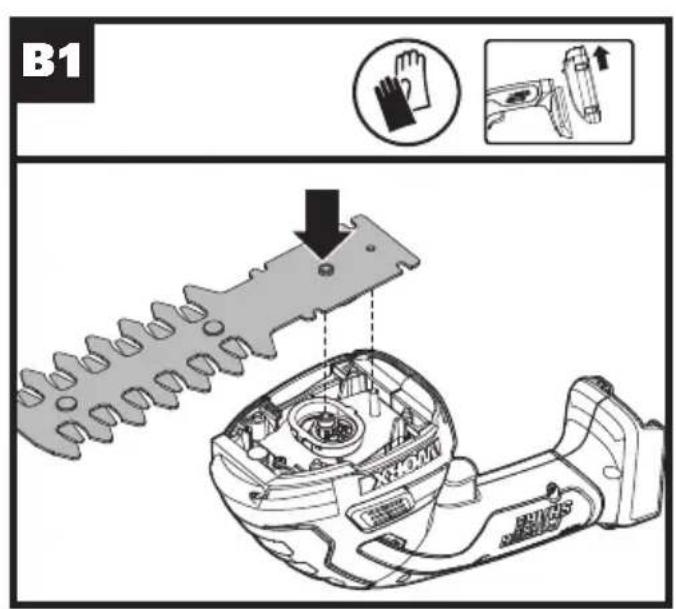 WORX WG801.9 - SHRUB SHEAR BLADE - 3