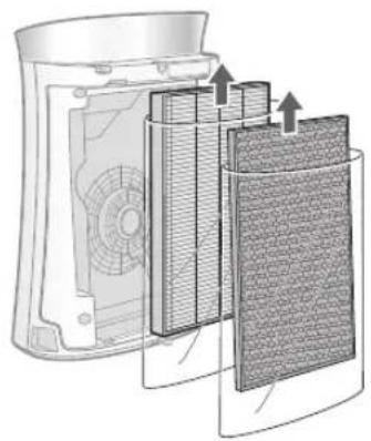 SHARP UAPM50E - FILTER- UND KLEBEBLATT-EINBAU - 3