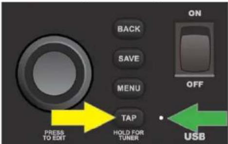 FENDER Mustang LT25 - RÉGLAGE DE LA TEMPORISATION À L'AIDE DE LA TOUCHE TAP - 1