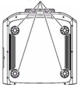 JVC DLANZ8 - Régler l'angle d'élévation du projecteur - 3