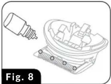 MPM MMW04 - CAUTION! Never immerse the head (5) / (6) / (7) completely in water. - 2
