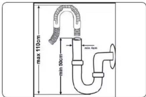 Frilec STUTTGART9513XL - Drain Hose - 1