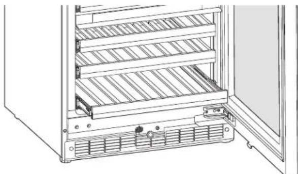 KITCHENAID KUBR214KSB - Remove and replace the racks: - 2