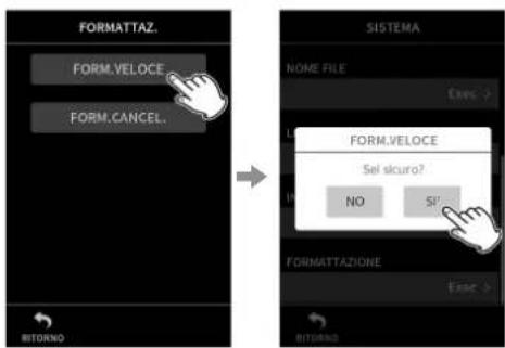 TASCAM Portacapture X8 - Formattazione (inizializzazione) delle card microSD - 1