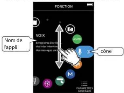 TASCAM Portacapture X8 - Lancement d'applis d'enregistrement - 1