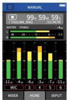 TASCAM Portacapture X8 - Procedure 1: Launch the recording app - 1