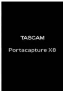 TASCAM Portacapture X8 - Mise sous tension - 1