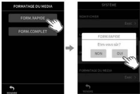 TASCAM Portacapture X8 - Formatage (initialisation) des cartes microSD - 1